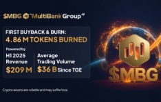 MultiBank Group Completed First $MBG Buyback & Burn, Removing 4.86M Tokens After Record H1 2025 Financial Results.